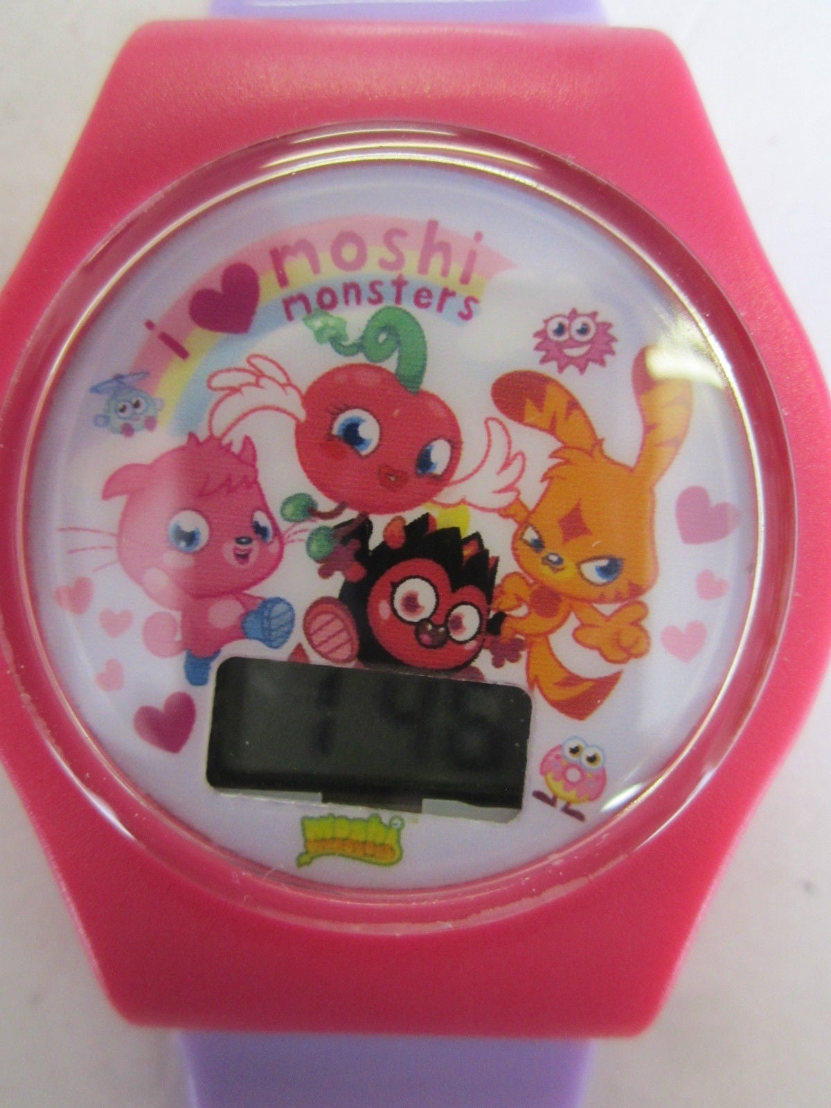 Genuine Small/Kids/Childs/Girls Pink Moshi Monsters MM020 Digital Wrist Watch