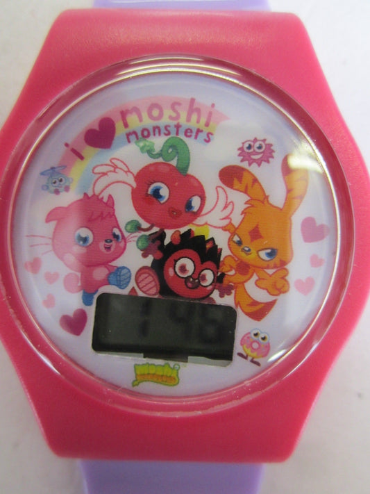 Genuine Small/Kids/Childs/Girls Pink Moshi Monsters MM020 Digital Wrist Watch