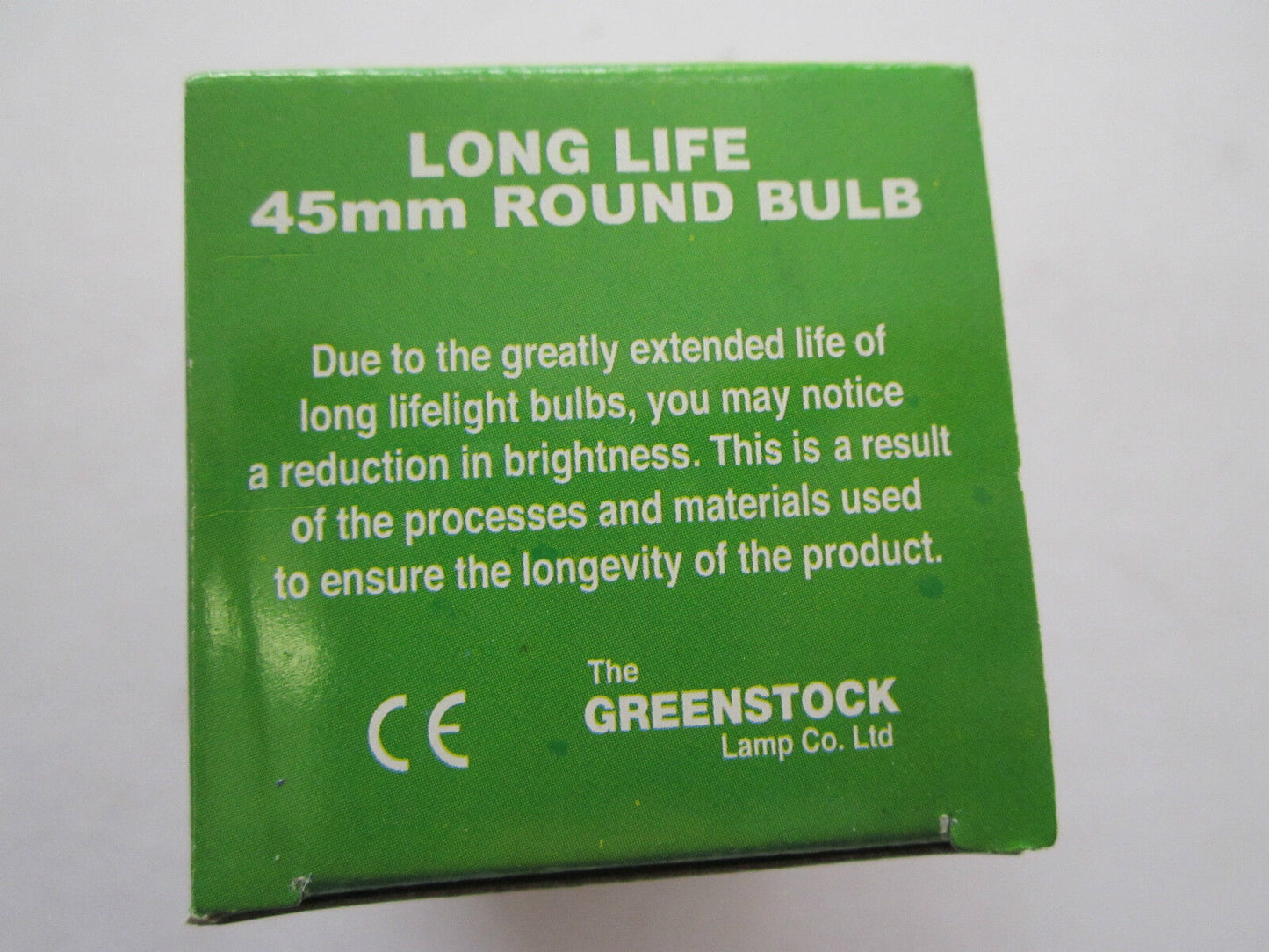 10 x GREENSTOCK 45mm 40W BC Round Clear 8000hr Light Bulb Golf Ball 310lm 240V