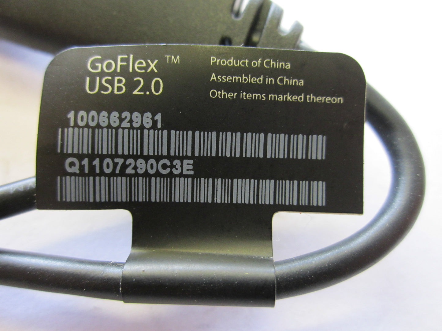 Black Genuine Seagate GoFlex USB 2.0 18' Cable Lead PN:9ZH9P2-RAA for Hard Drive