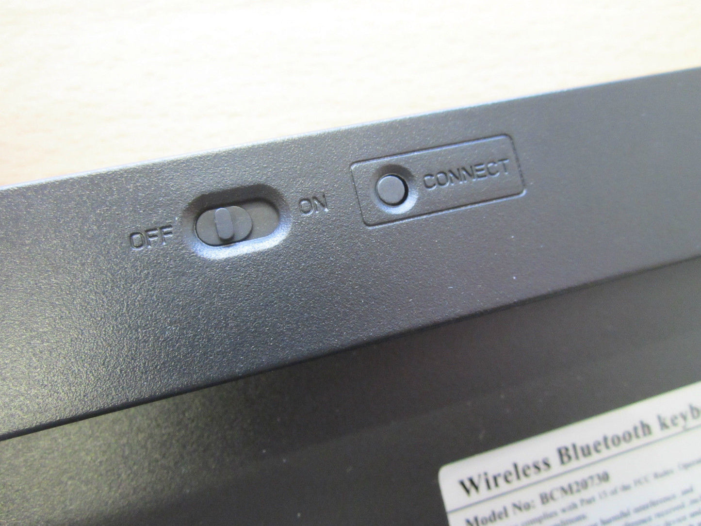 Black Wireless Bluetooth Keyboard for Selected Smart TV's