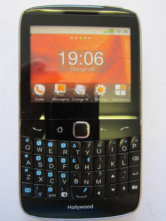 Orange Hollywood Blackberry Shop Display Dummy Kids Toy Mobile Joke Phone