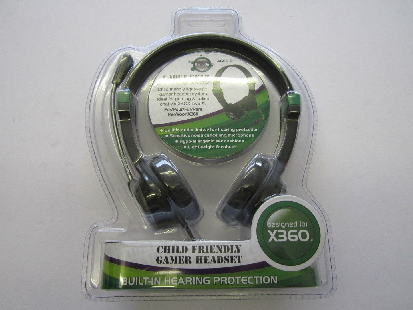 Very Small Headset with Mic and Volume Control with 2.5mm Male Jack for Phones