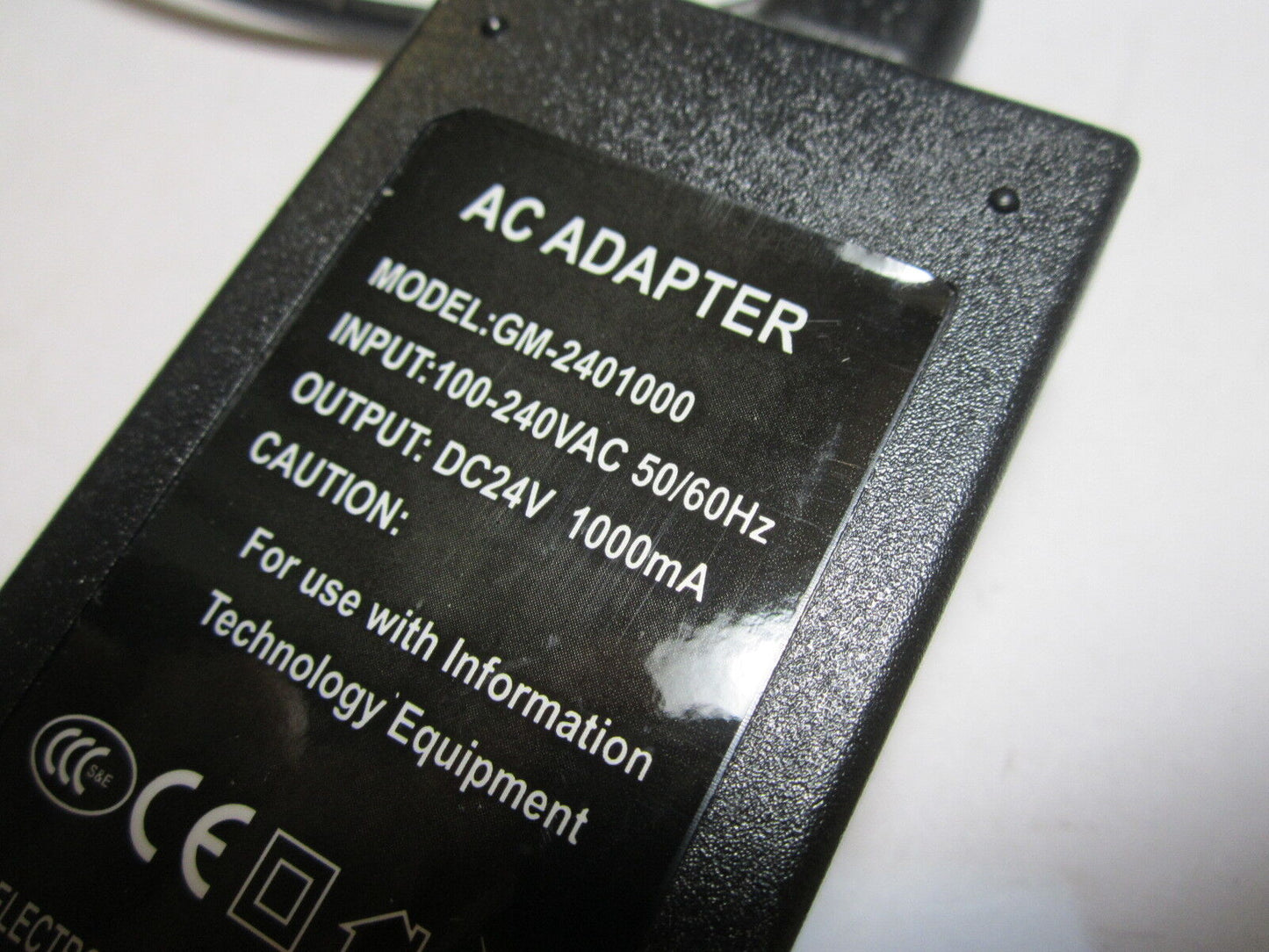 UK 24V Desktop AC-DC Switching Adaptor Power Supply 4 Brother ADS-1600W Scanner