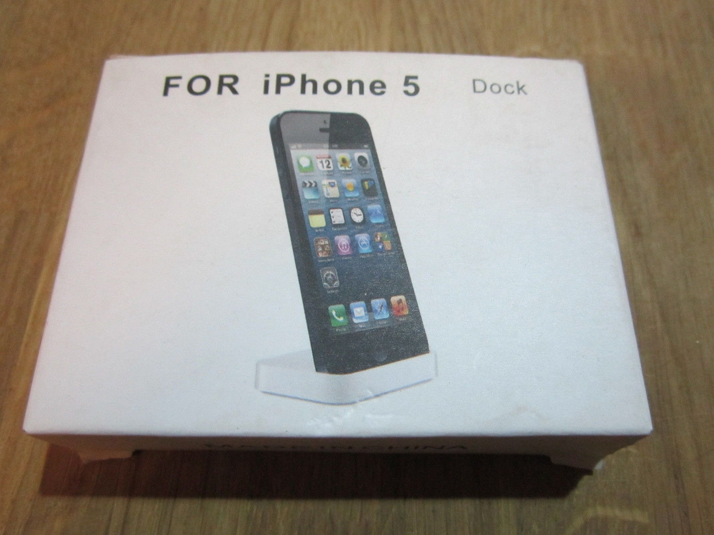 Black Iphone 5 Upright Charging Docking Station Dock