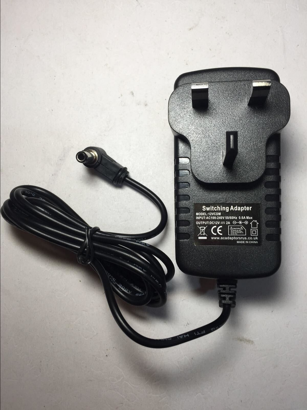 Replacement for AC/DC Model M-0555 12VDC 2A