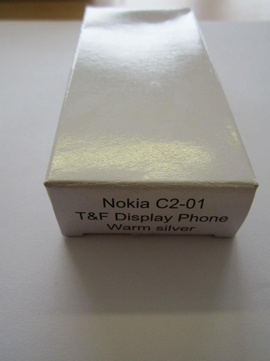 Silver Nokia C2-01 Mobile Phone Kids Toy/Practical Joke/Shop Display Dummy