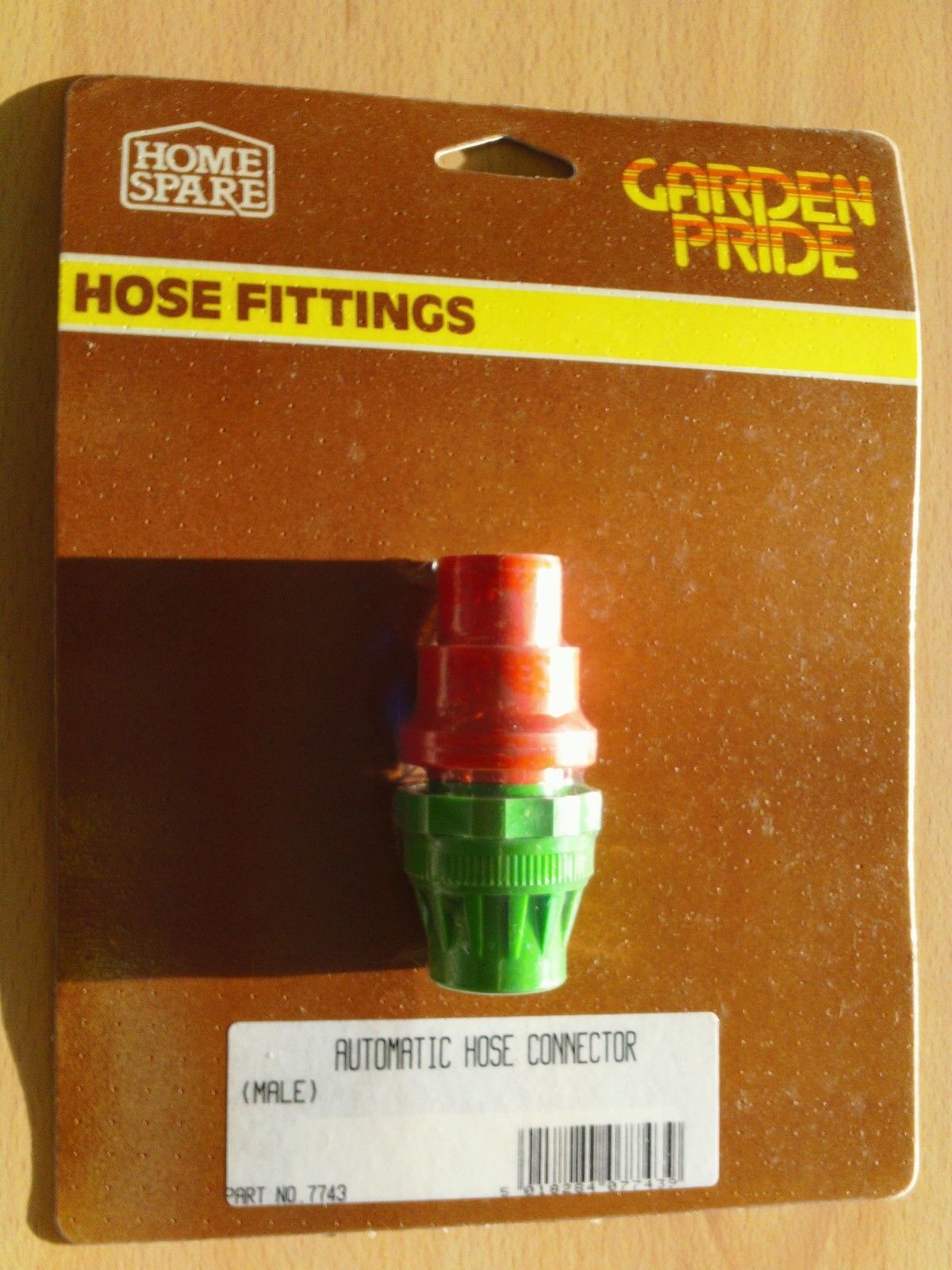 1/2" Hose Pipe Automatic Push In Male Connector Fitting 7743 by Garden Pride