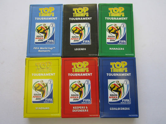 6x Winning Moves Top Trumps Tournament- Fifa World Cup