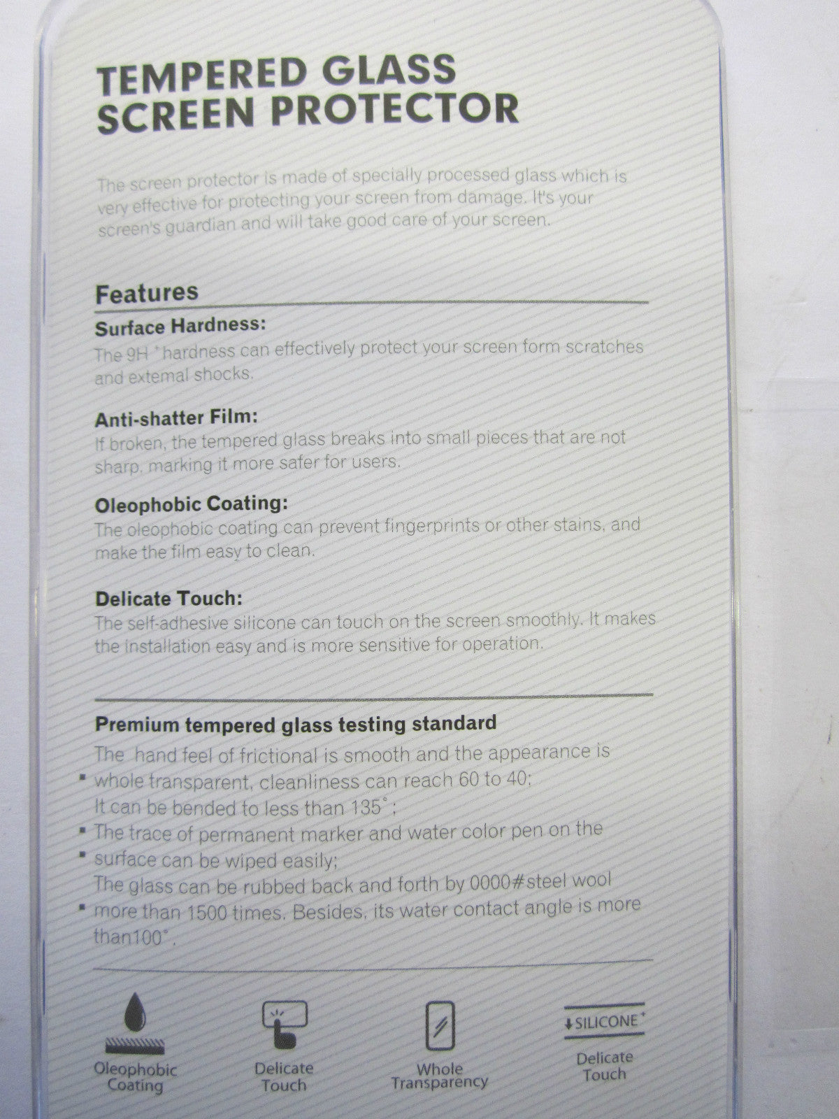Top Quality 2.5D 0.26mm Tempered Glass Screen Protector for Apple Iphone 4 4S