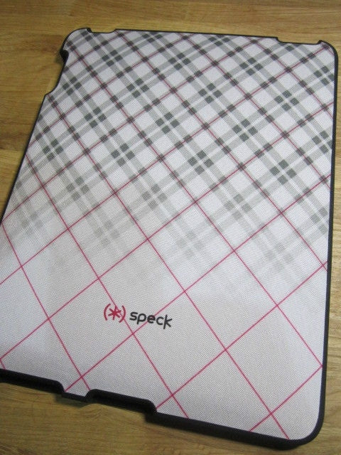 Checked 1st Generation Apple iPad 1 Speck Fitted Fabric Wrapped Cover Case