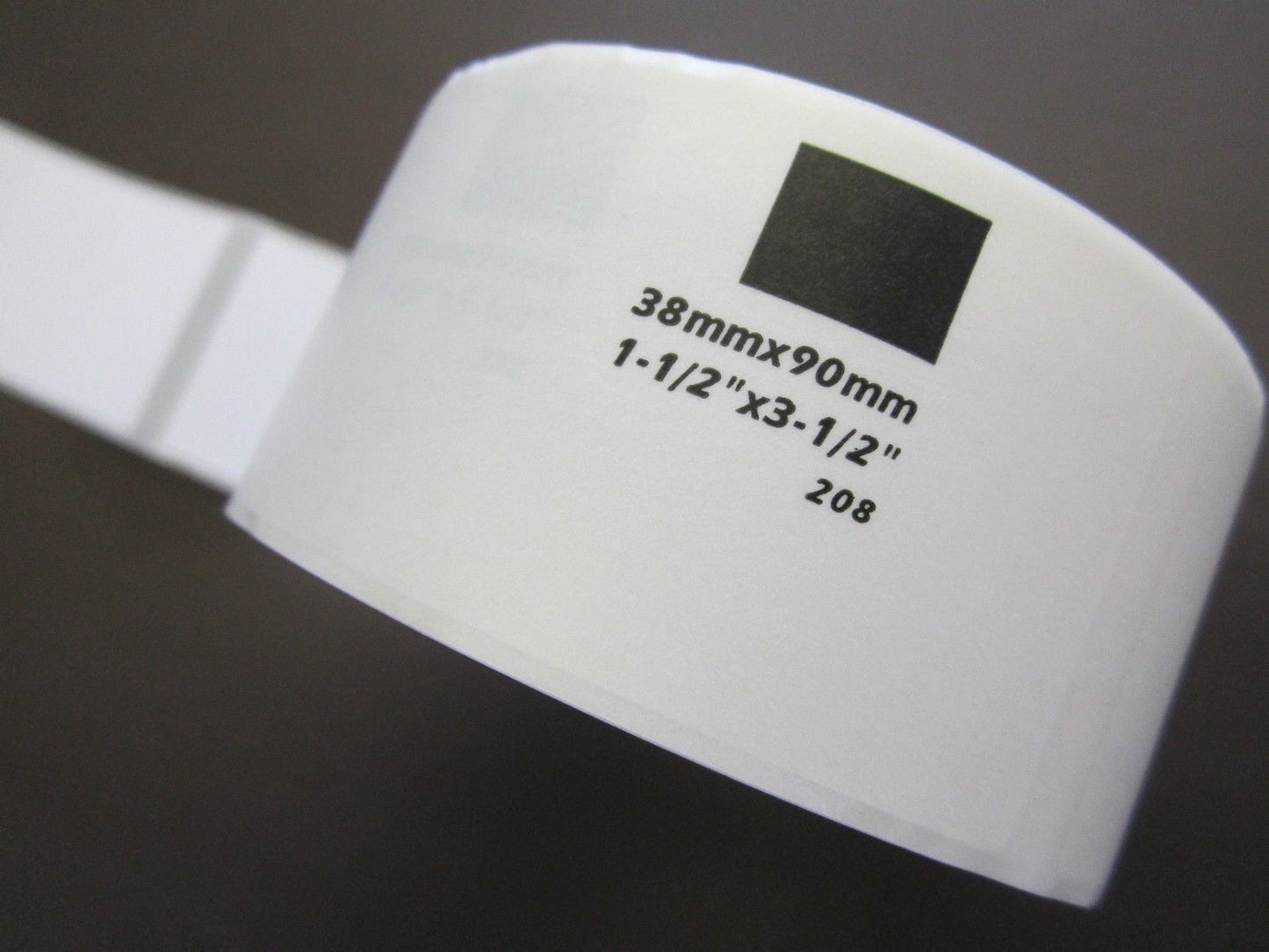 5x Compatible Brother DK11208 Printer Labels 38mm Roll+Spool for QL1050 QL-1050