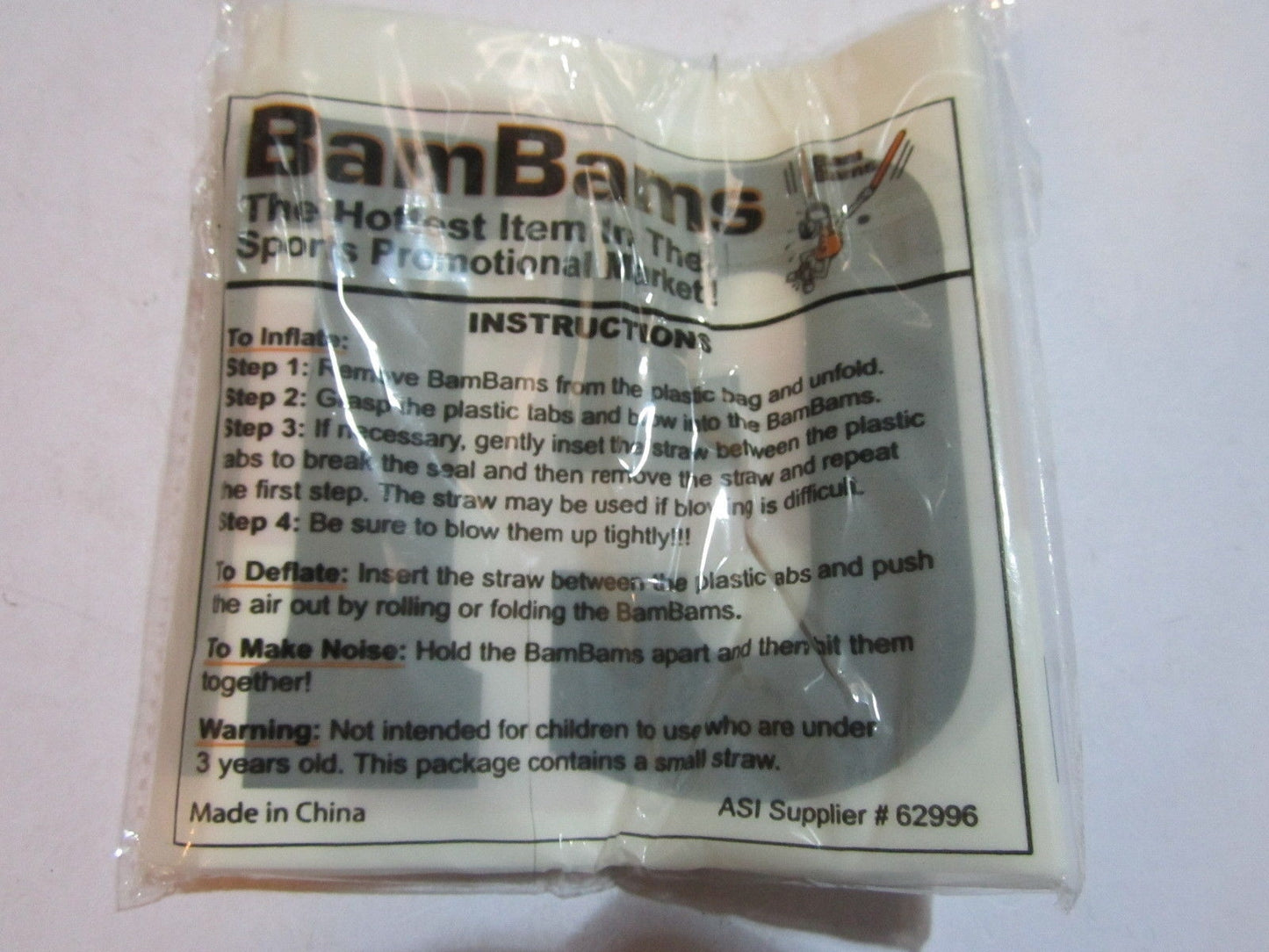 England BAMBAM Bam Bam Loud Crowd Cheering Thunder Sticks Noisemakers