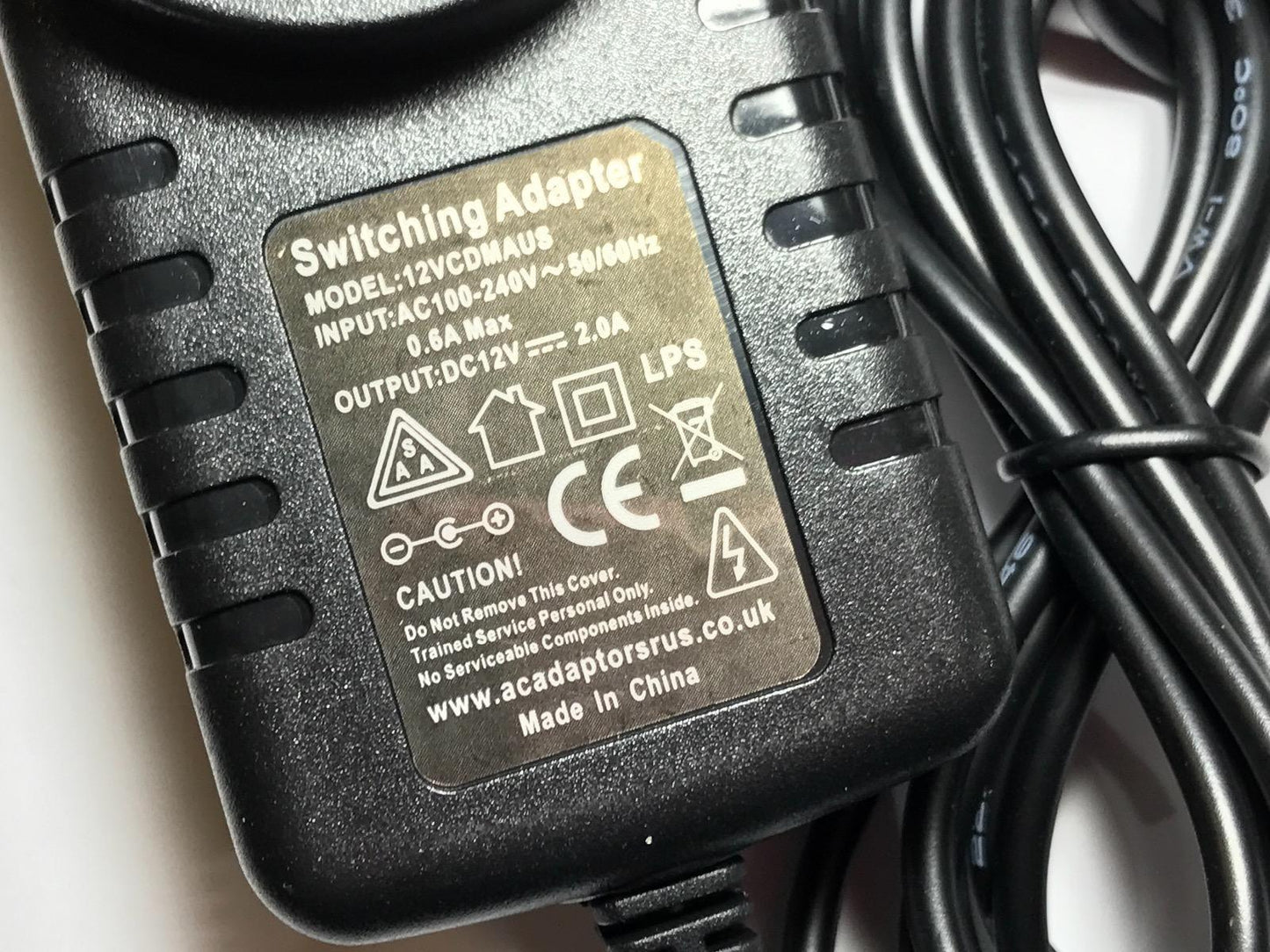 AUS AU Sunfone ACW024A-12B 12V 2A AC-DC Switching Adaptor Power Supply Plug