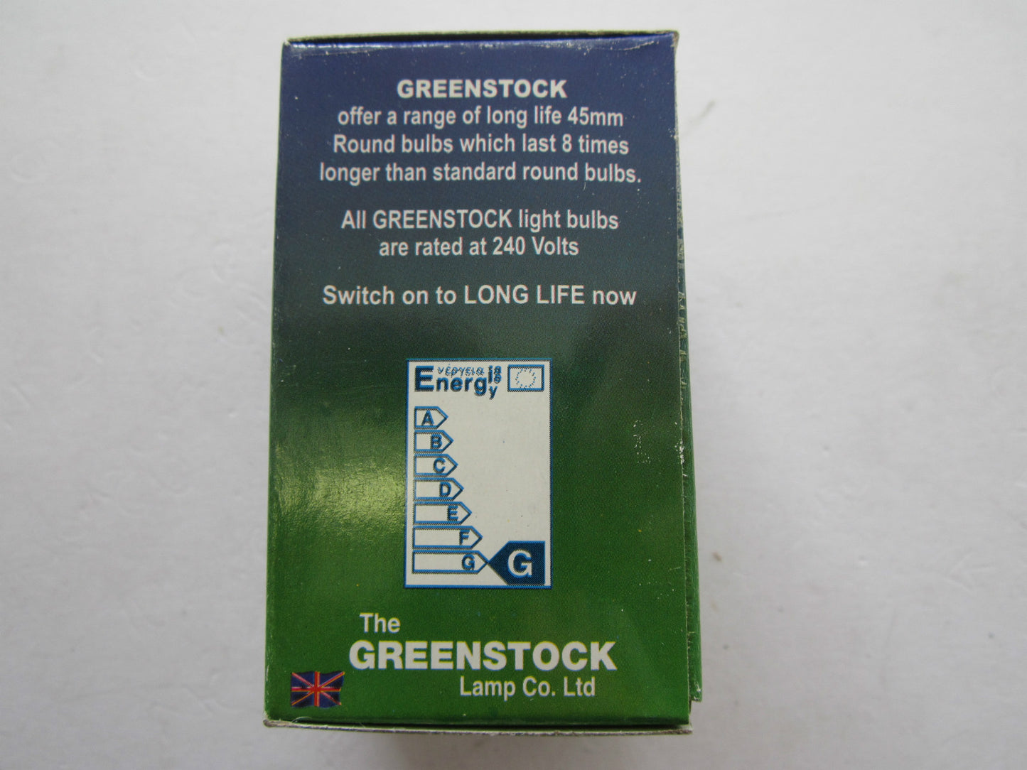 10 x GREENSTOCK 45mm 40W BC Round Clear 8000hr Light Bulb Golf Ball 310lm 240V