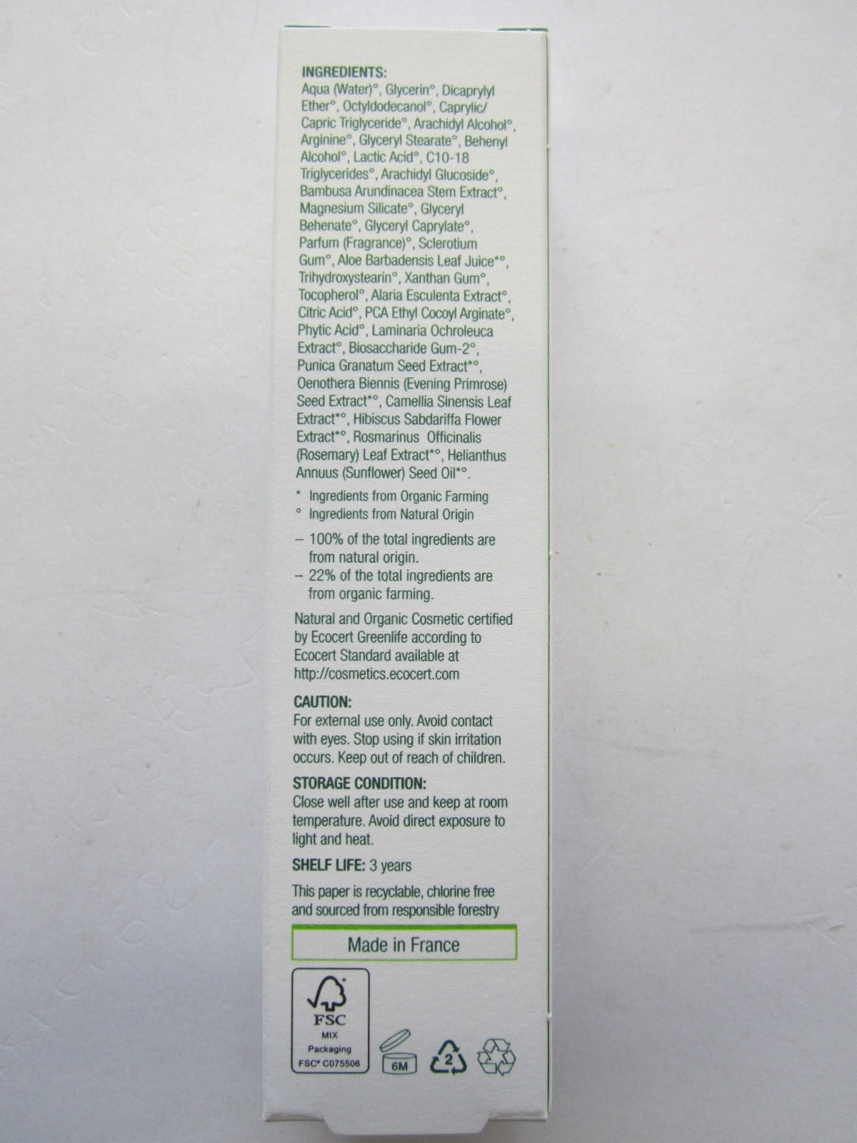L'élan Vital Organics 100% Natural Origin Revitalizing Emulsion 30ml