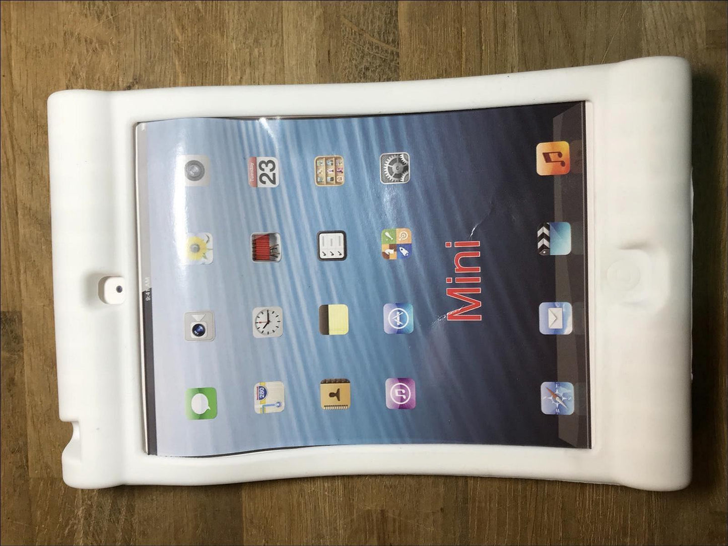 White Childs Shockproof Rubber Dropproof Skin Case for Ipad Mini A1599 A1600