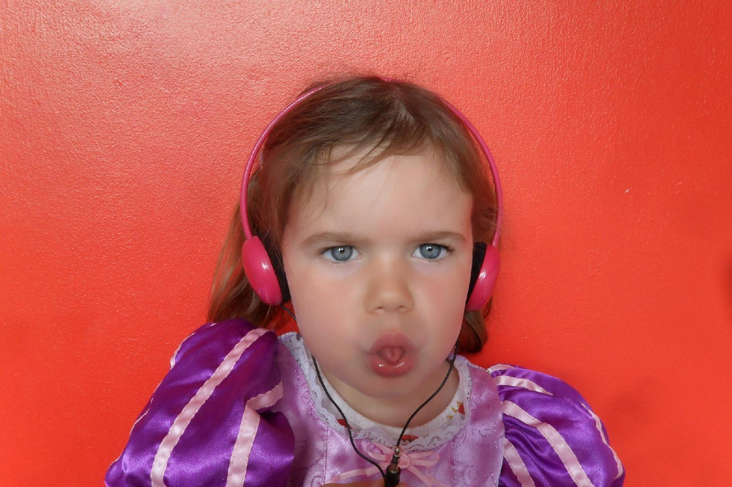 Small Girls Pink Childs/Kids/Toddler Headphones for Iphone6 Iphone 6