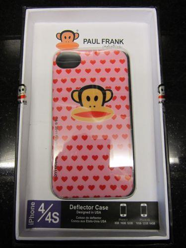 Hearts Paul Frank Iphone 4/4S Hard Protective Deflector Case Cover Uncommon Rare
