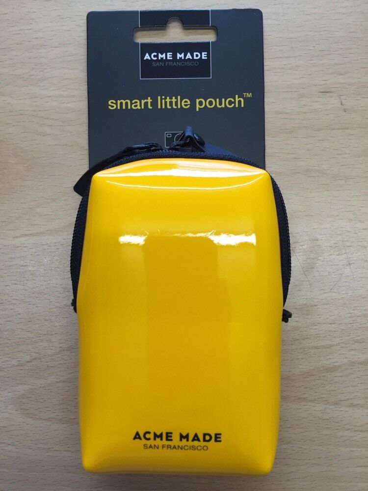 Acme Made San Francisco Smart Little Pouch Yellow Shell Neoprene Camera Case
