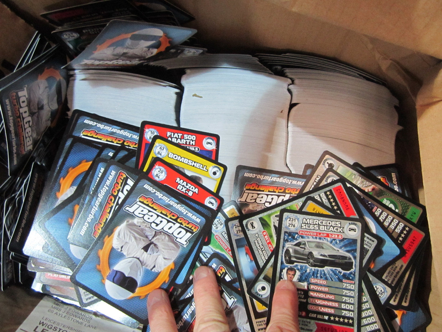 Random 50 Card Selection of Shiny Rare Top Gear Turbo Challenge 276 Set