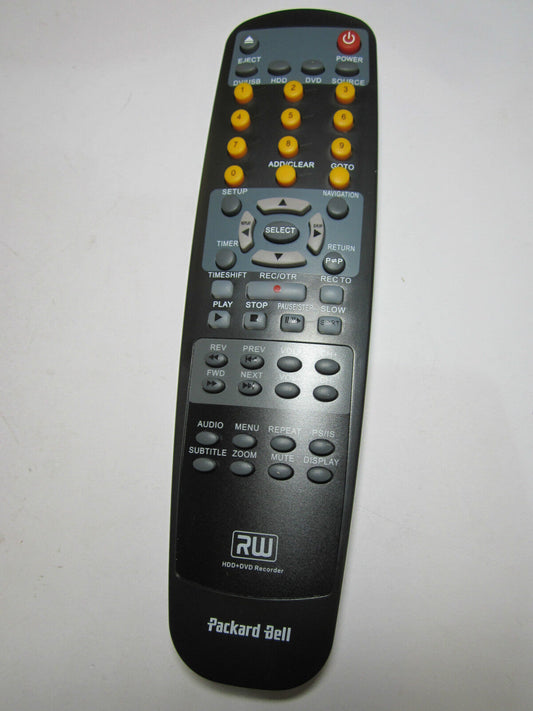 Original Packard Bell 6981200000 Remote Control for HDD Recorder Device