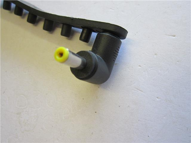 DC Push On Tip Female 5.5mmx2.1mm to Male 4.75mm x 1.75mm 4.75x1.75 90 Degree
