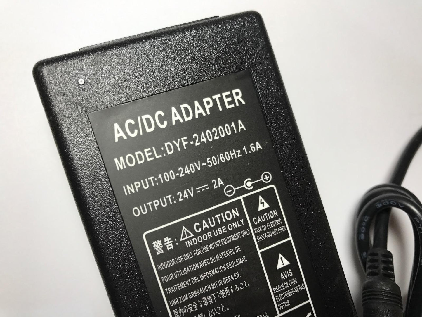 Replacement for 24V DYMO SWITCHING ADAPTER DSA-42DM-24 2 P/NW008407