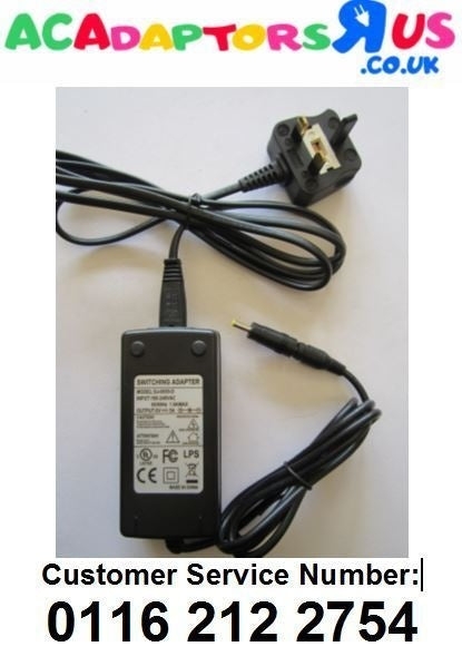 UK Plug 6V 5A 5000mA AC-DC Switching Adaptor Power Supply PSU 4mm x 1.7mm 4x1.7