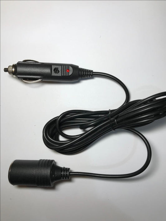 3M Long Extension Cable Lead for In In-Car Charger for Portable DVD Player