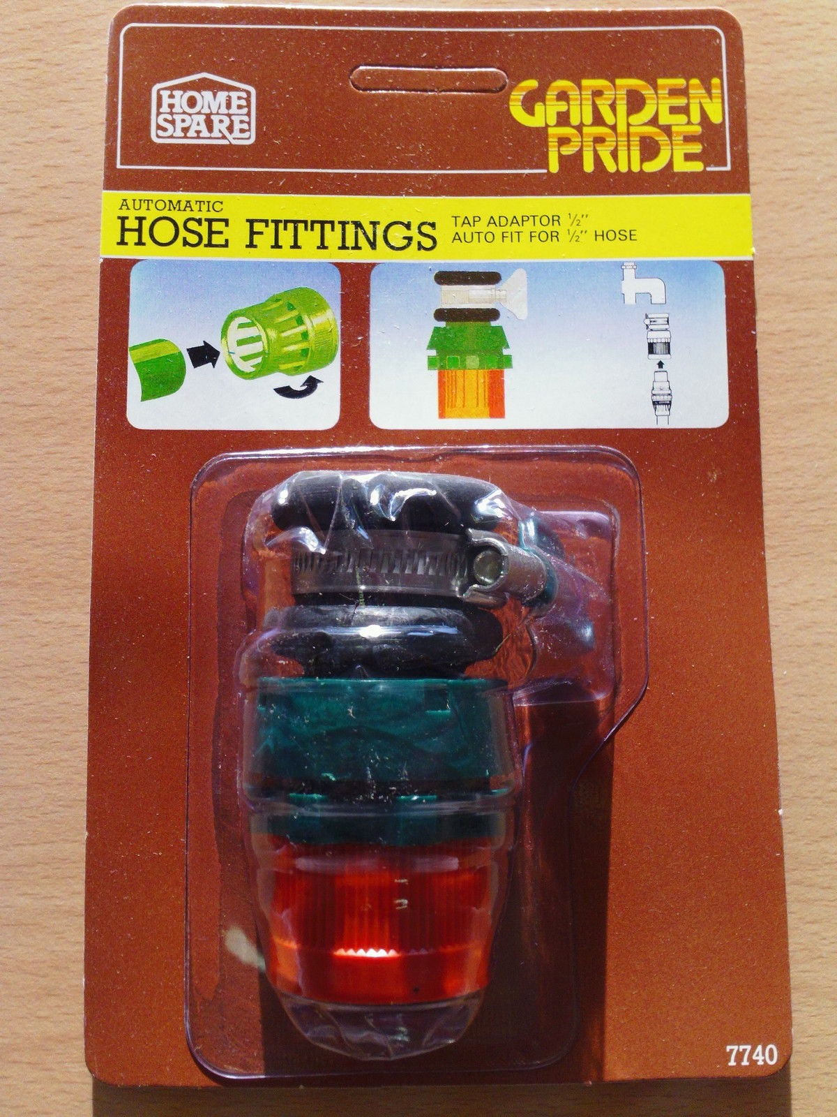 1/2" Hose Pipe Auto Fit Tap Connector Adaptor Fitting with Jubilee Clip