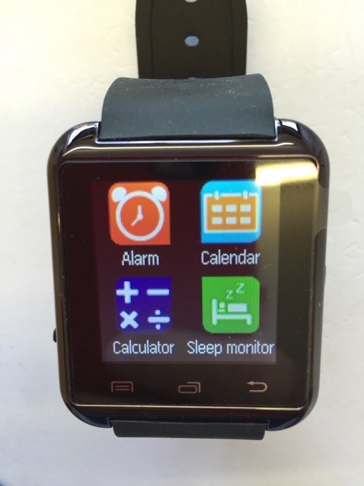 White Bluetooth Smart Watch For Android Smart Phone With Mic & Speaker