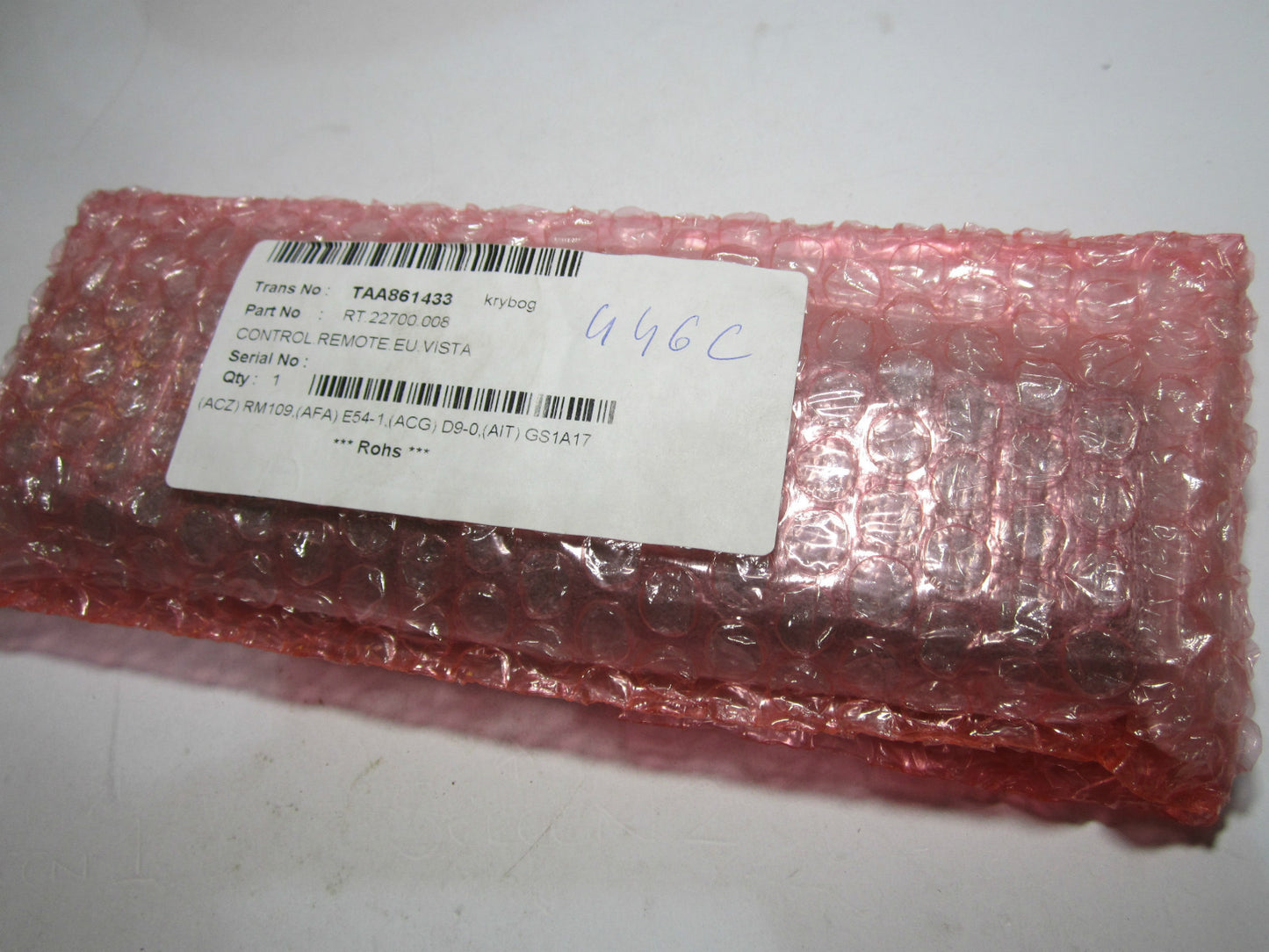 Genuine Acer RT.22700.008 Acer CONTROL.REMOTE.EU.VISTA RT22700008009003F1RK01