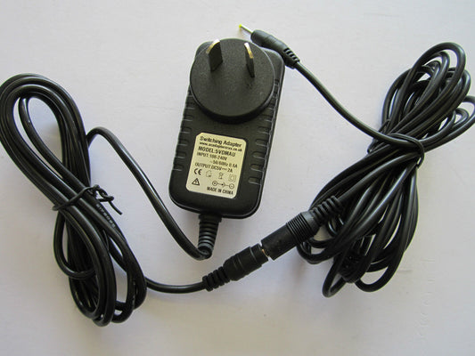 AUS 4.5M Long 5V 2A Mains AC-DC Adaptor Power Supply Charger 2.5mmx0.8mm 2.5x0.8