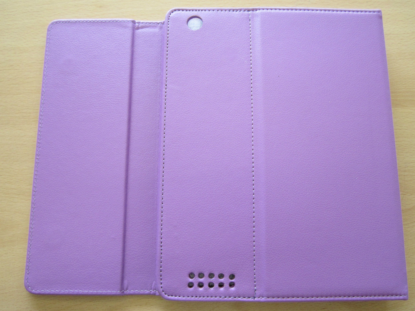 Purple Bluetooth Keyboard Real Leather Carry Folder Case 4 Old Apple iPad 1,2,3