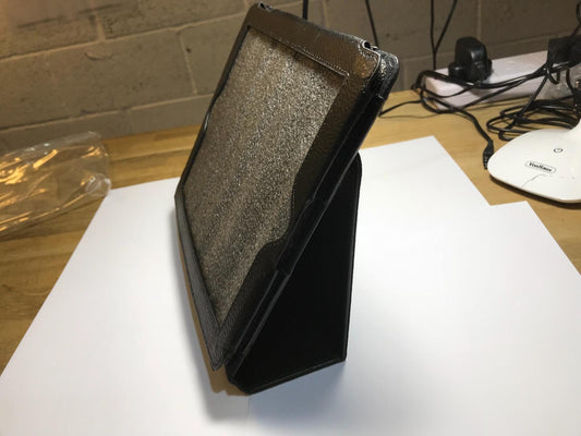 Black PU Leather Carry Case/Cover/Wallet Stand for Apple Ipad 2,3,4 Tablet