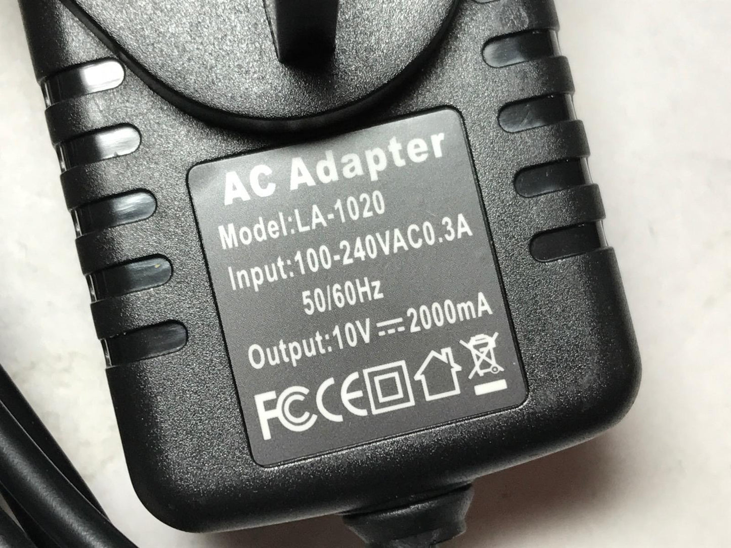 Replacement for Sega model MK-1636-18 AC Adaptor 10V 850mA 8.5VA for Mega Drive