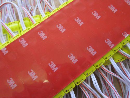 20 x 3 YELLOW 12V DC 0.72W 5050 Self Adhesive Waterproof SMD LED Signage Module