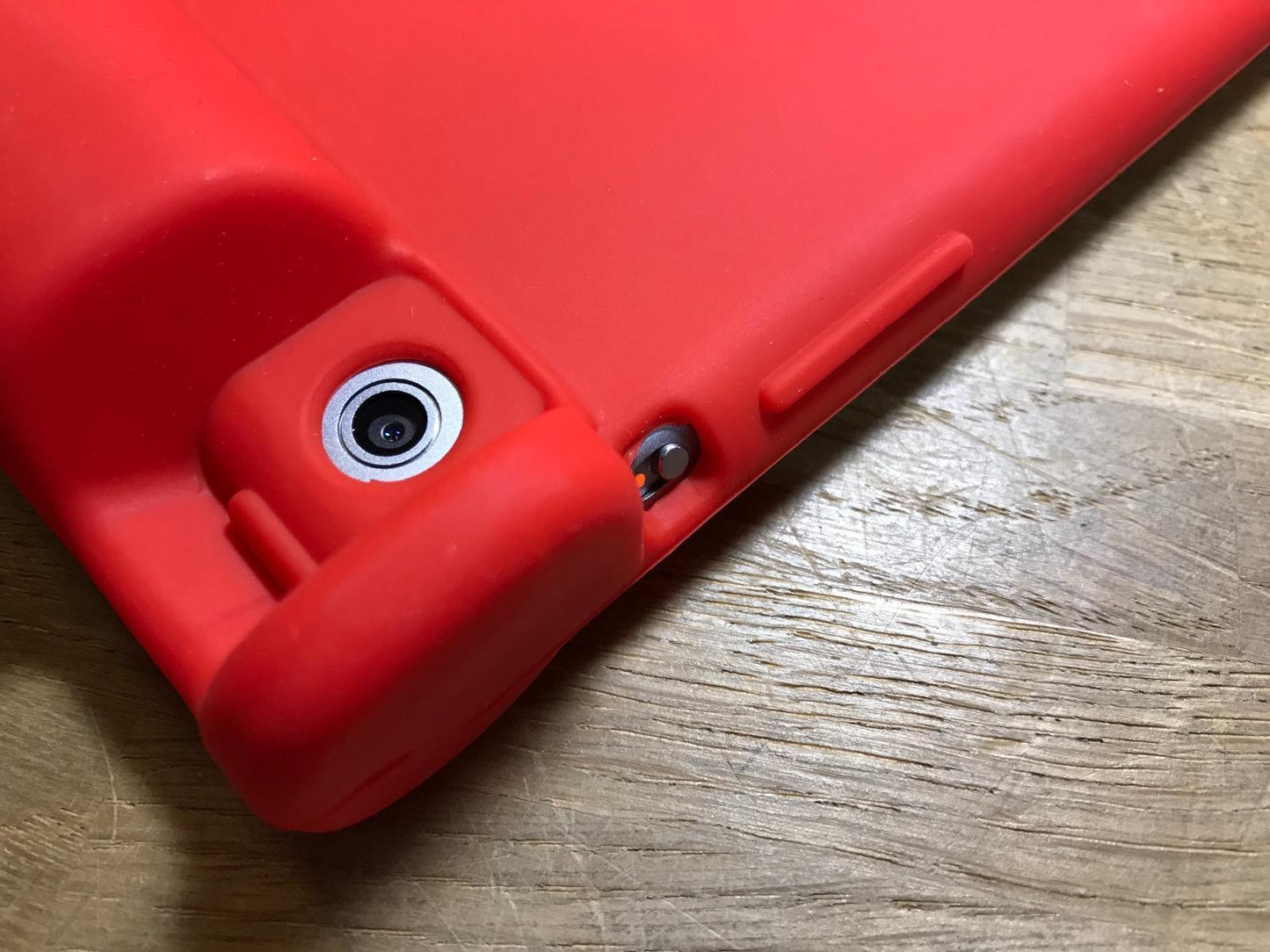 Red Childs Kids Shockproof Rubber Dropproof Skin Case for Apple Ipad Mini 2 or 3