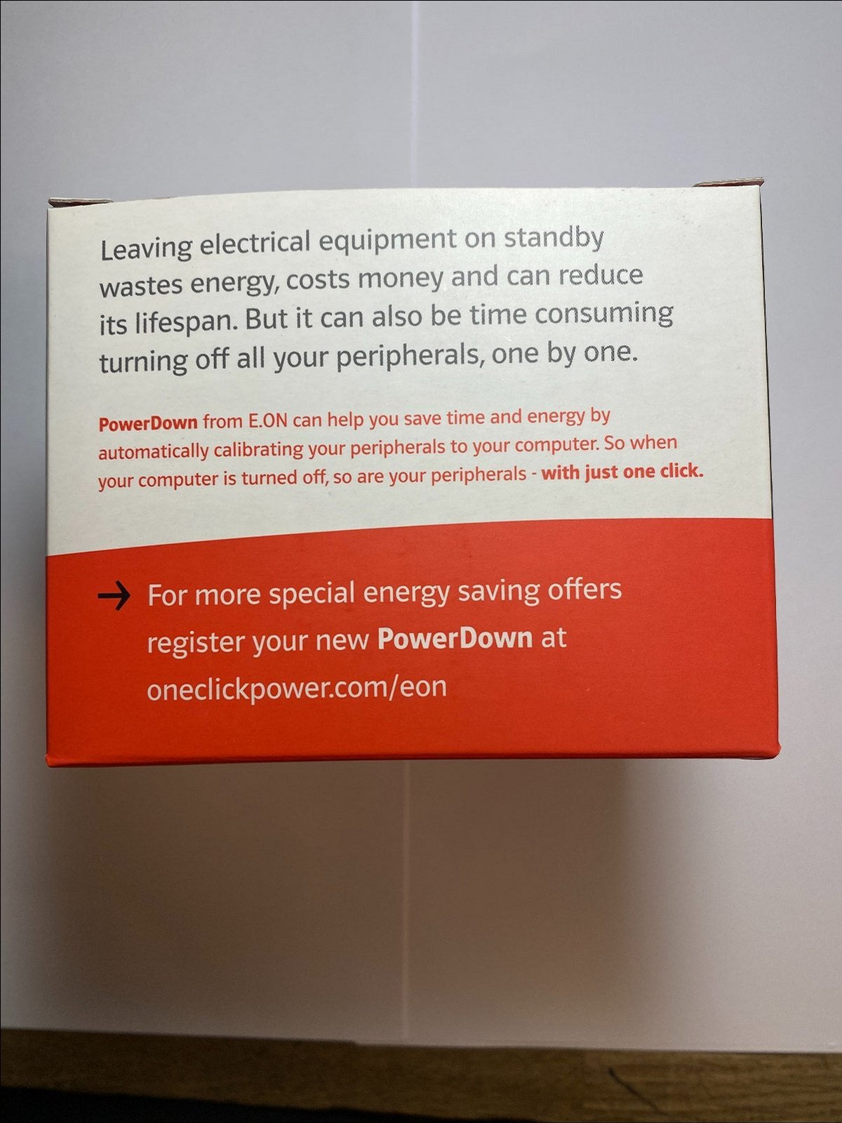 eon Power Down Intelligent Power Management Saving Standby Plug DSK105EON DSK105