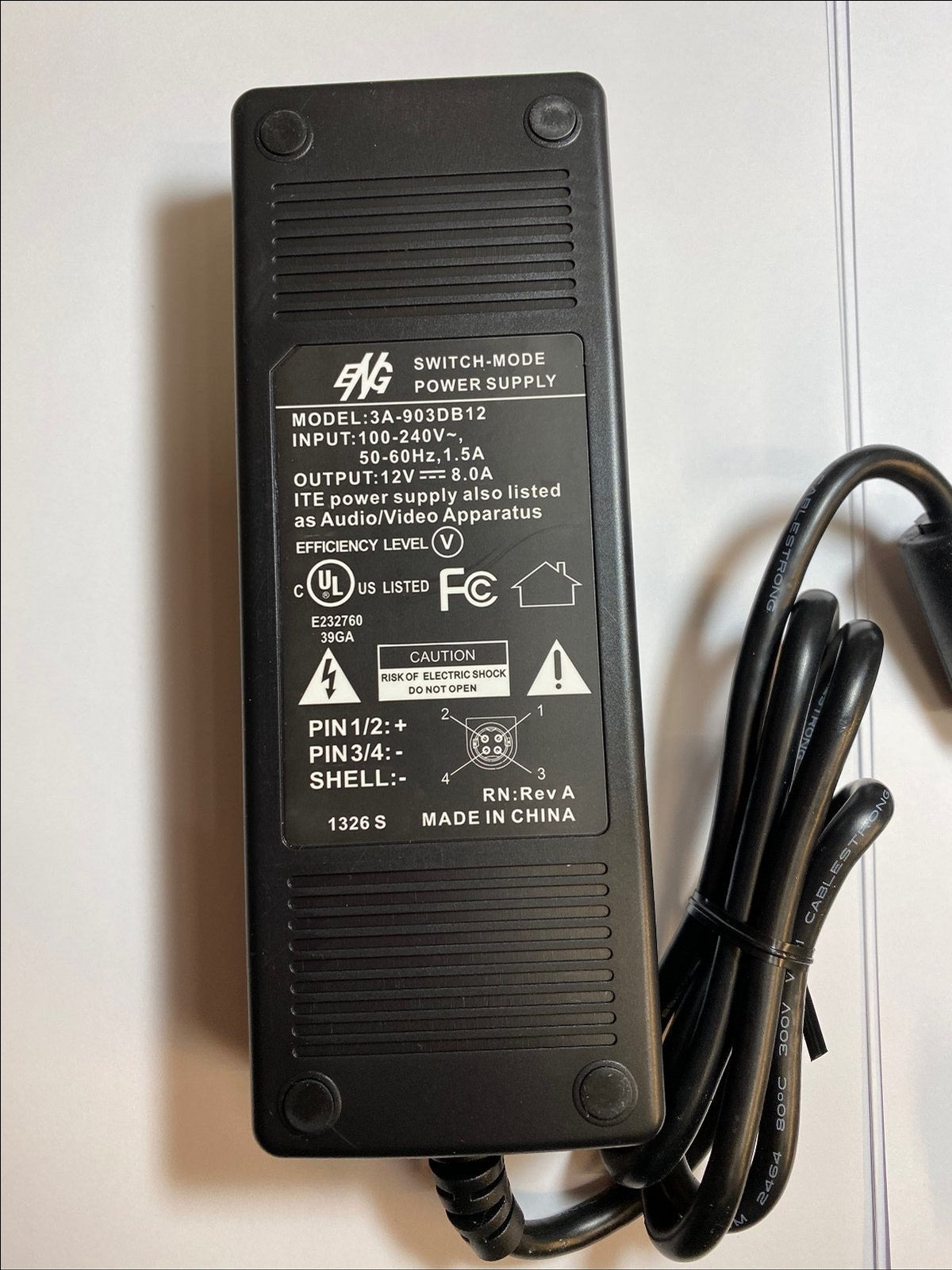 Replacement for 12V 5.83A LI SHIN INTERNATIONAL AC ADAPTER Model 0451B1270 4 Pin