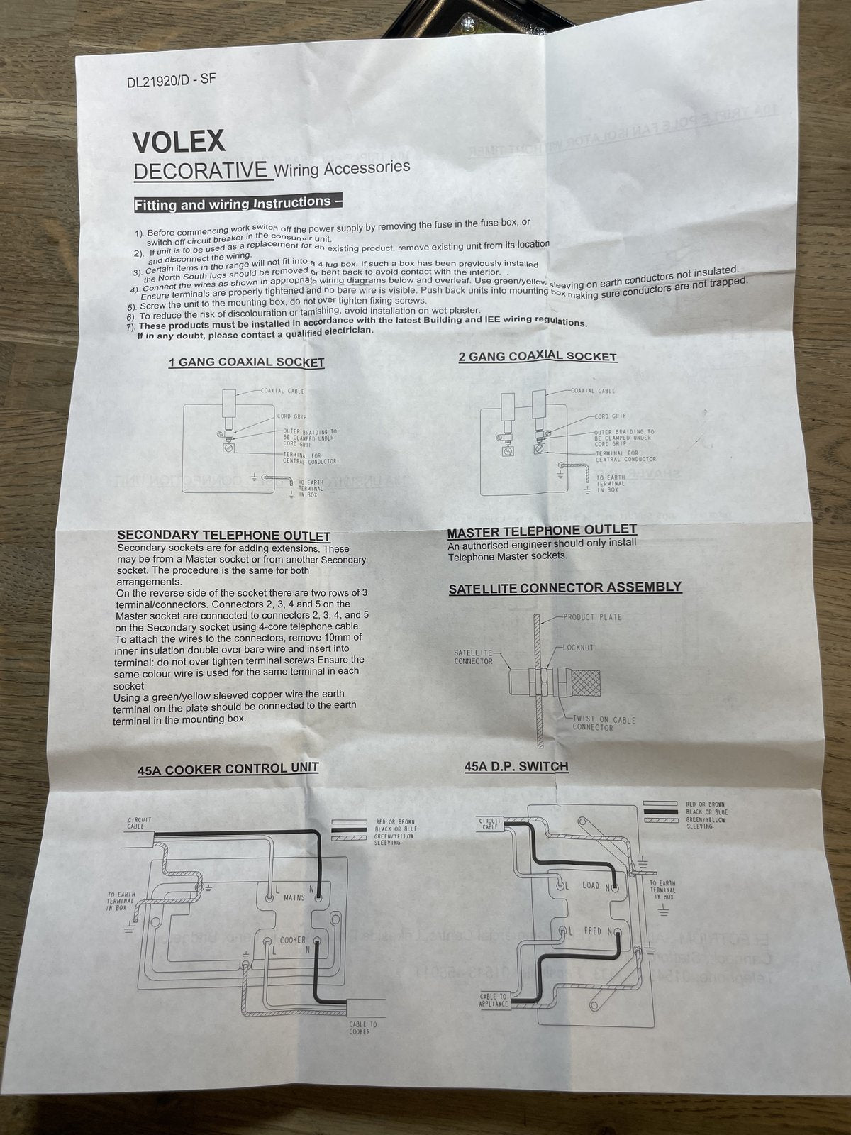 Bulk Lot Box of 8 Volex Polished Chrome TV CO-AXIAL Socket Single DEC0083
