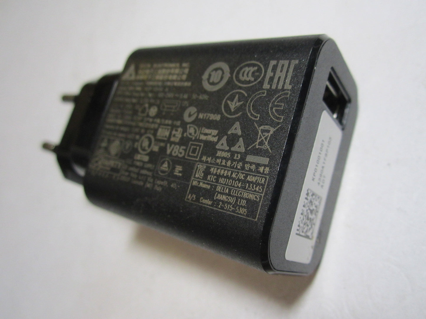 Genuine DELTA ELECTRONICS INC AC/DC Adapter ADP-10HW A 5.35V 2A EU USB Plug