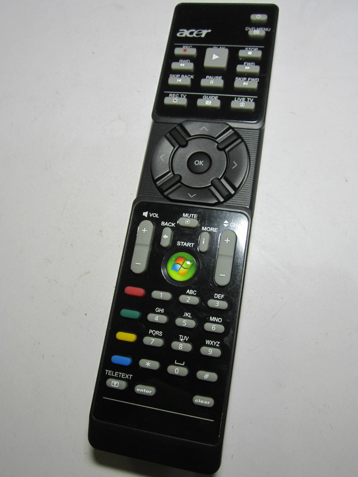 Genuine Acer RT.22700.008 Acer CONTROL.REMOTE.EU.VISTA RT22700008009003F1RK01