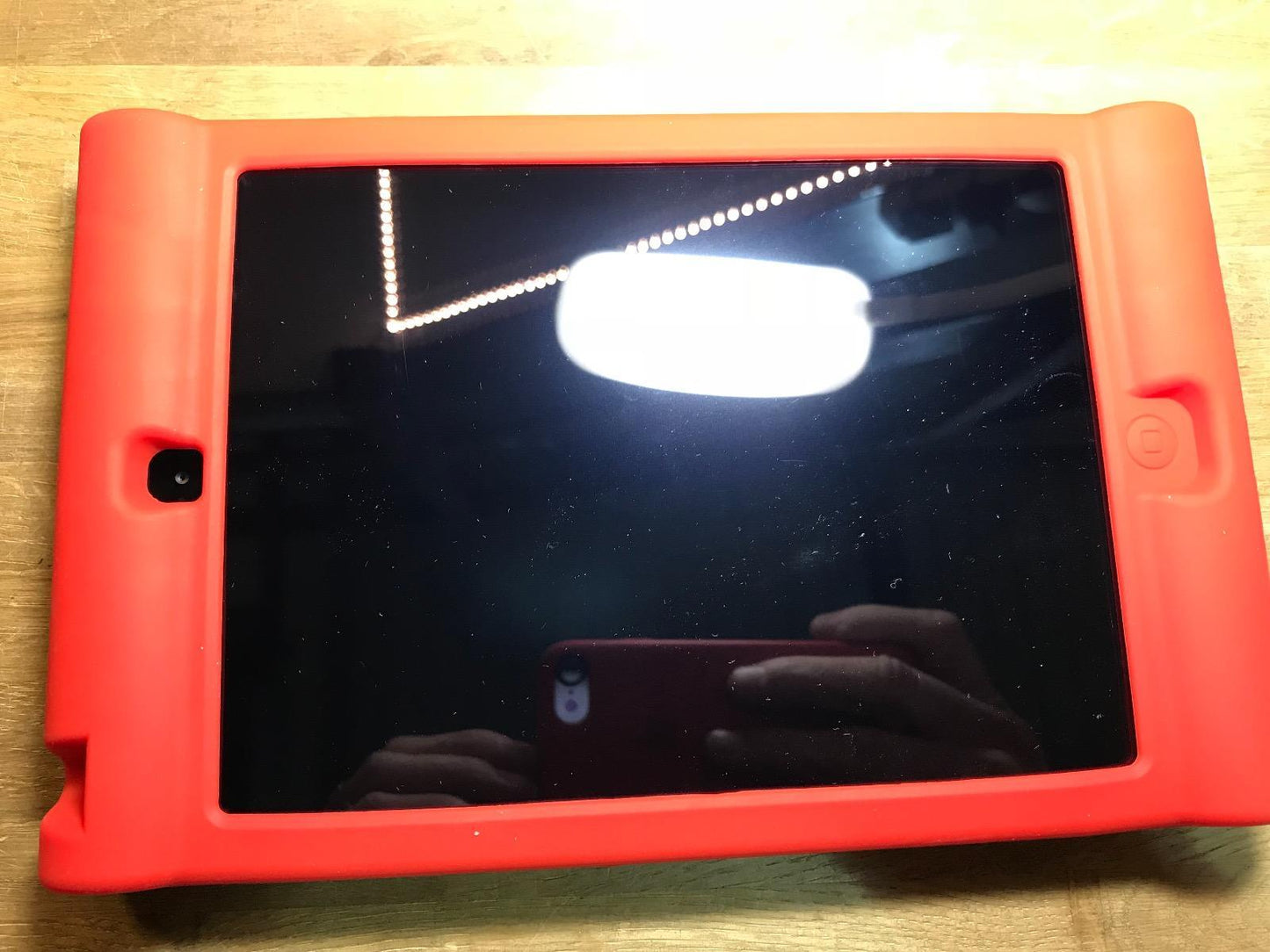 Red Childs Shockproof Rubber Dropproof Skin Case for Ipad Mini A1599 A1600