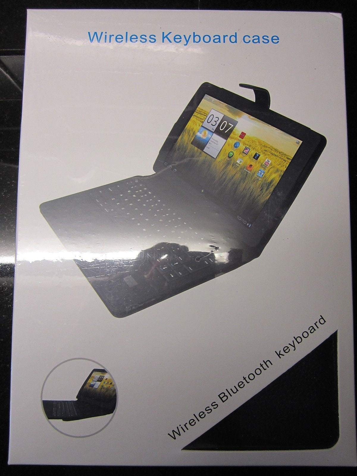 NEW Acer Iconia A200 PU Leather Bluetooth Removable Keyboard Carry Case/Stand