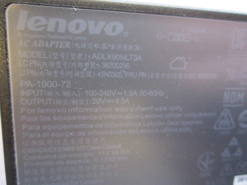 Lenovo 20V 4.5A AC-DC Adaptor Power Supply Charger for IdeaPad Z570-10249ZU
