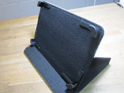 7" White PU Leather Multi Angle Stand Carry Case for Android Touchscreen Tablet