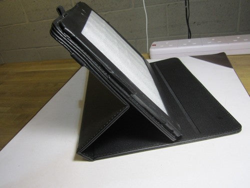 Black PU Leather 360 Rotation Carry Case Stand Folder for ASUS ME302