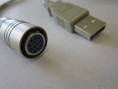USB A to Female 12 Pin DIN Socket Connector Cable Lead
